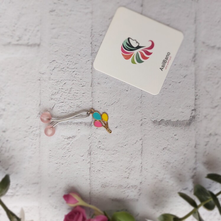 گیره روسری اصیل بانو با آویز بادکنک کد 501