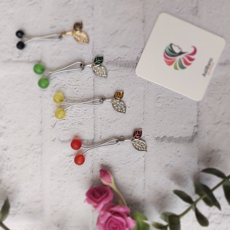 گیره روسری اصیل بانو با آویز برگ کد 510