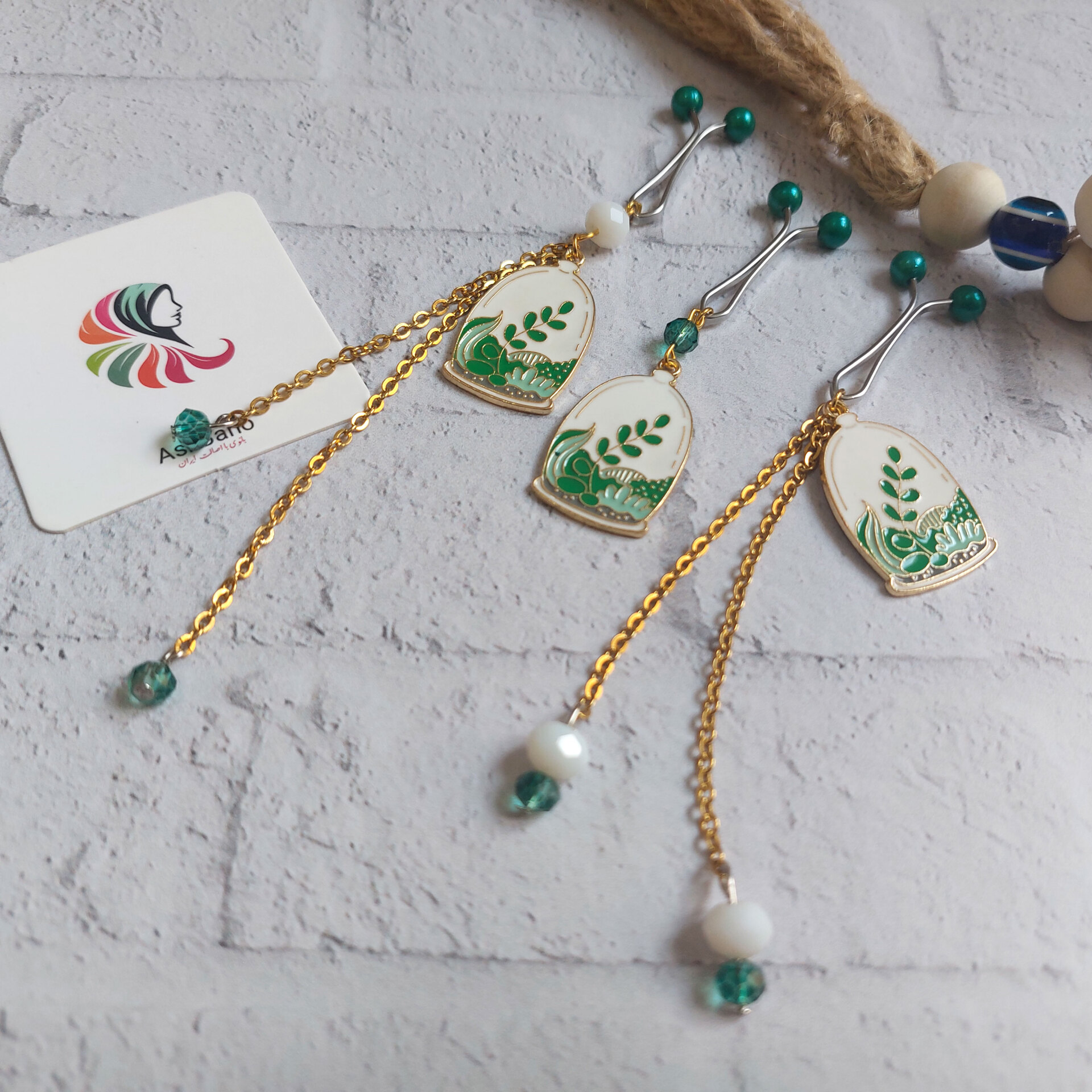  گیره روسری اصیل بانو با آویز زندگی 