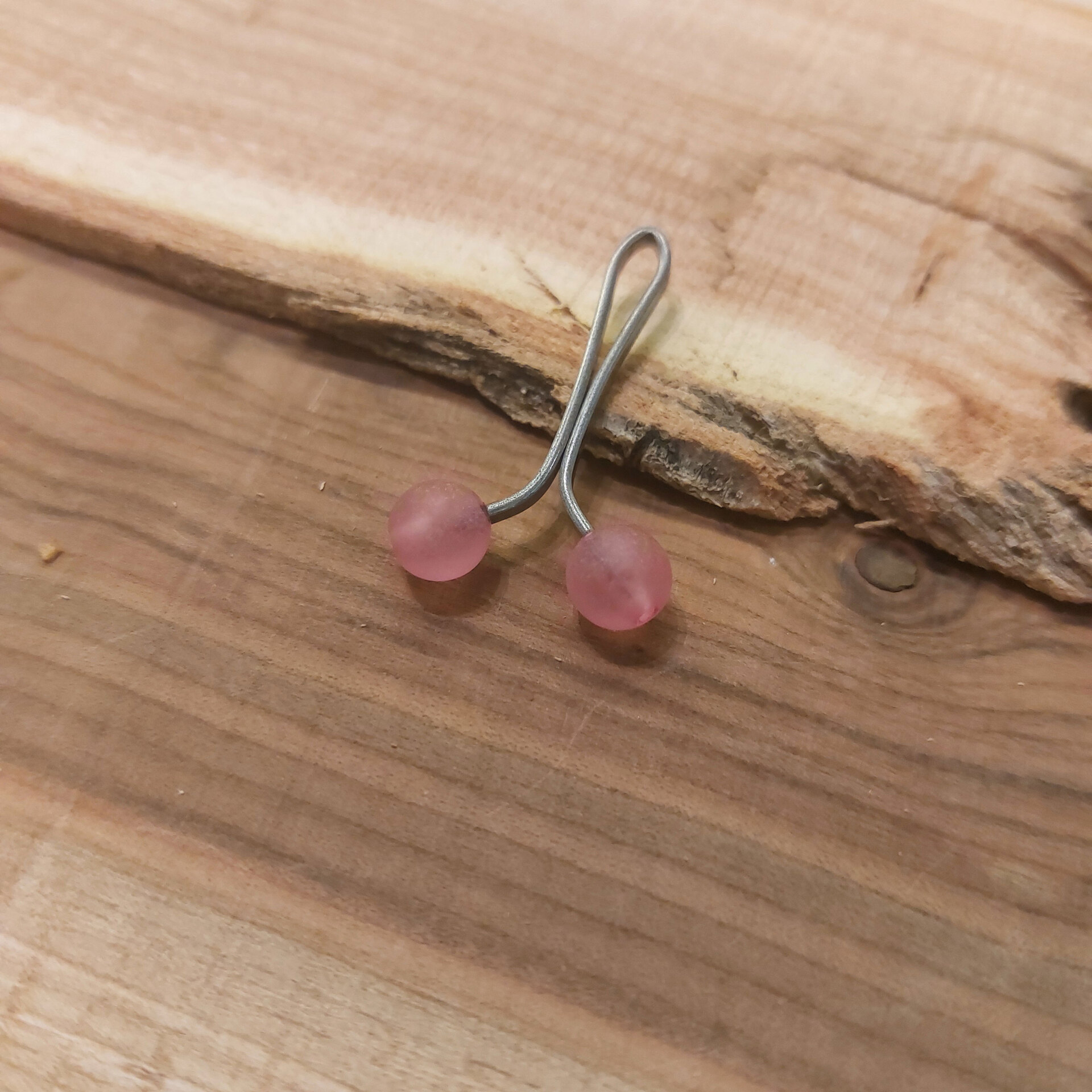  گیره روسری استیل اصیل بانو با سر پاستیلی 