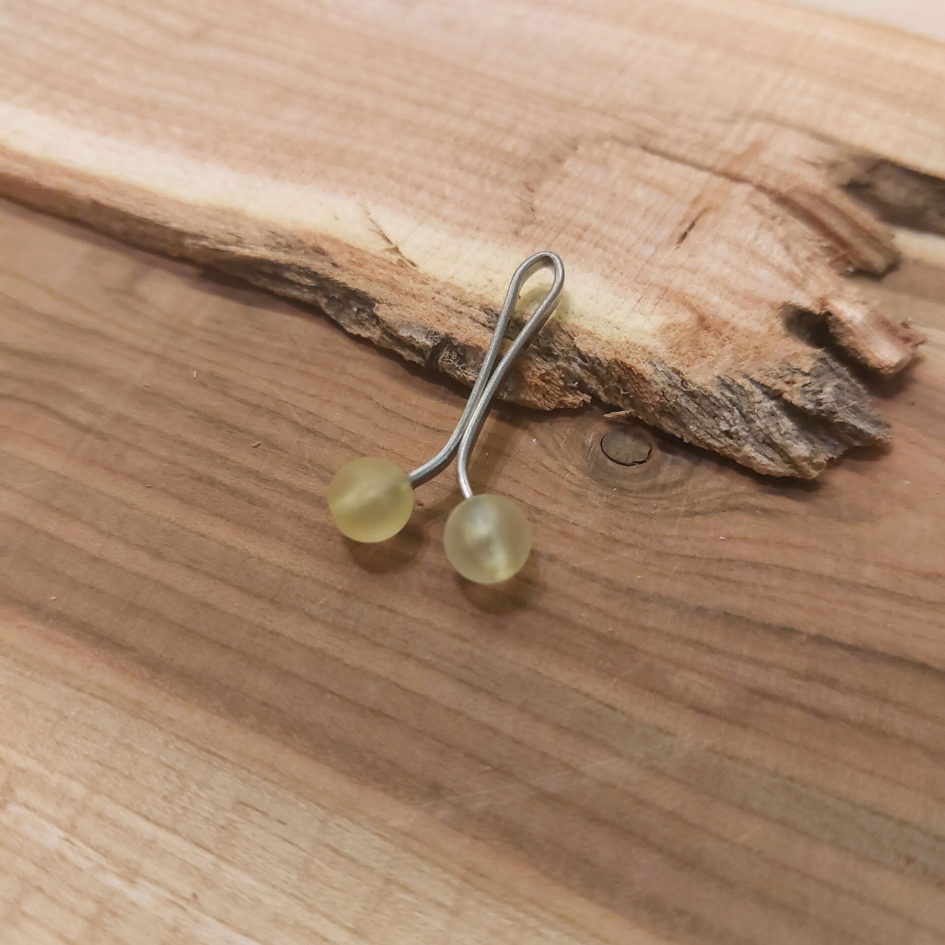  گیره روسری استیل اصیل بانو با سر پاستیلی 