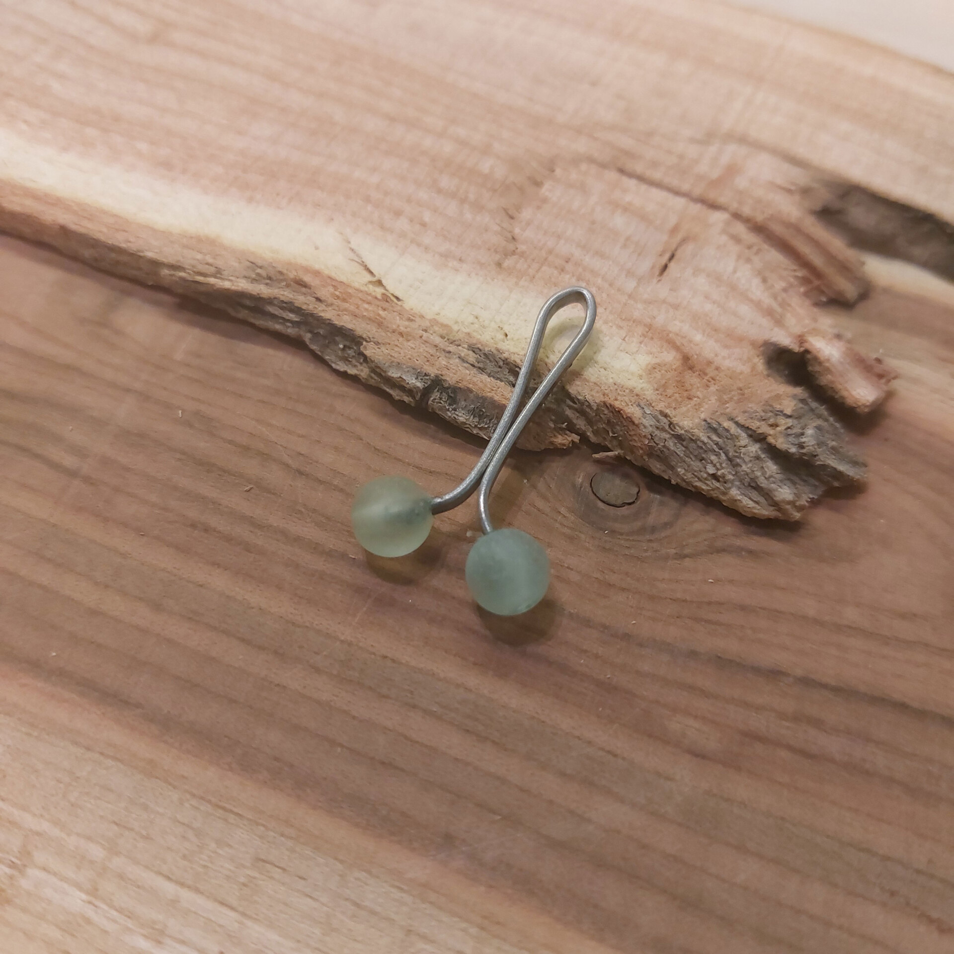  گیره روسری استیل اصیل بانو با سر پاستیلی 