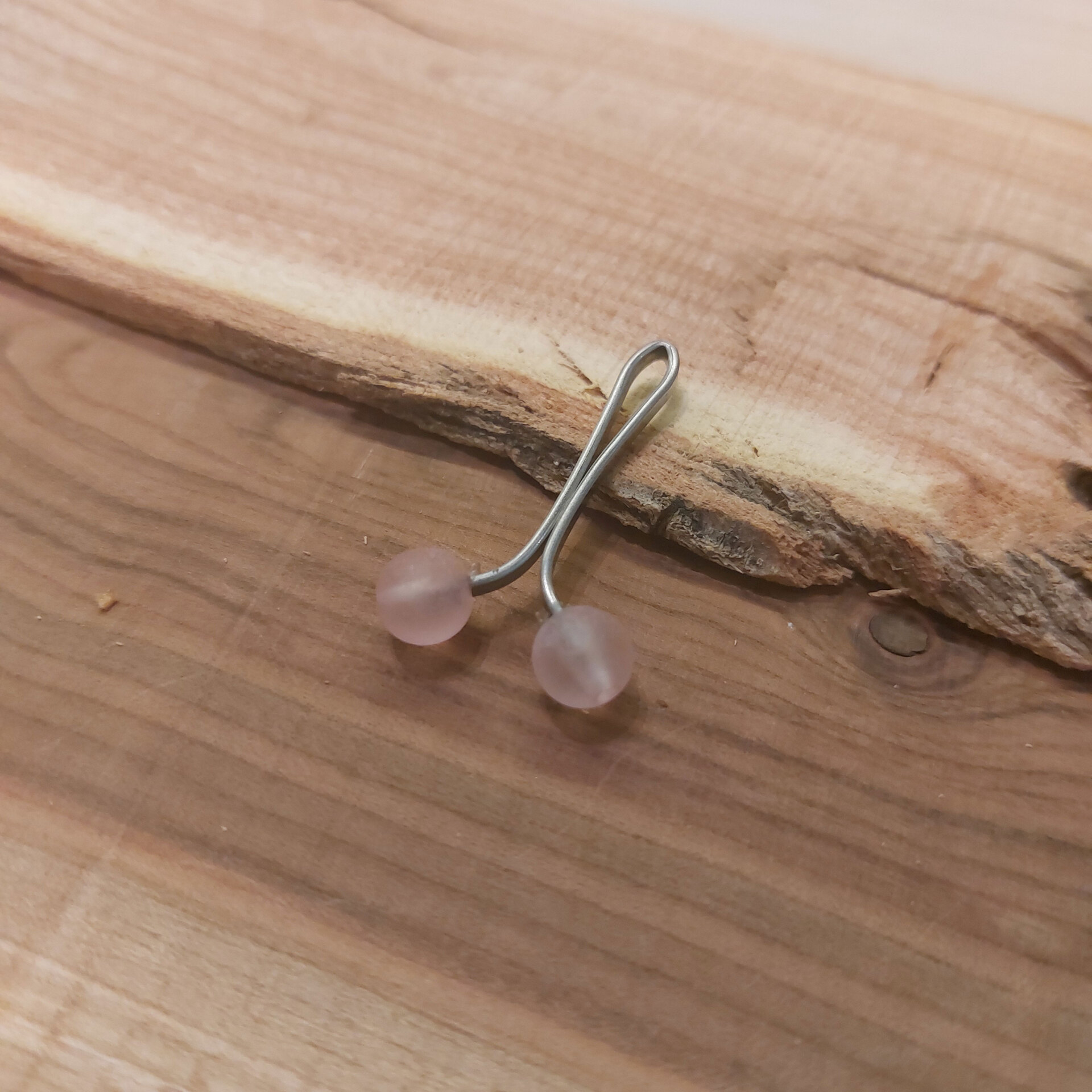  گیره روسری استیل اصیل بانو با سر پاستیلی 